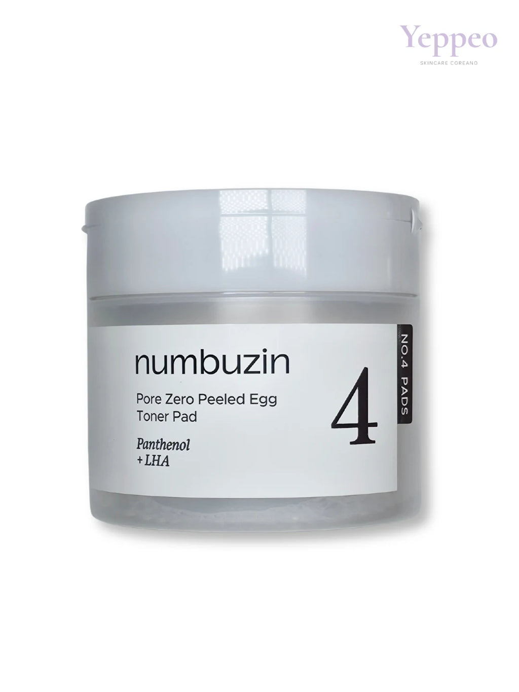 Numbuzin | No.4 Pore Zero Peeled Egg Toner Pad
