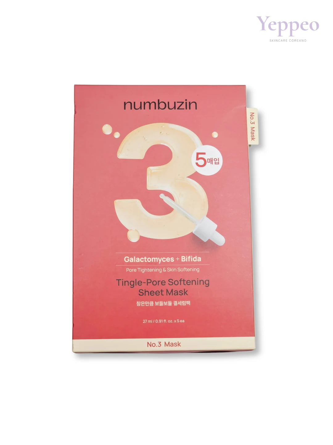 Numbuzin | No.3 Tingle-Pore Softening Sheet Mask